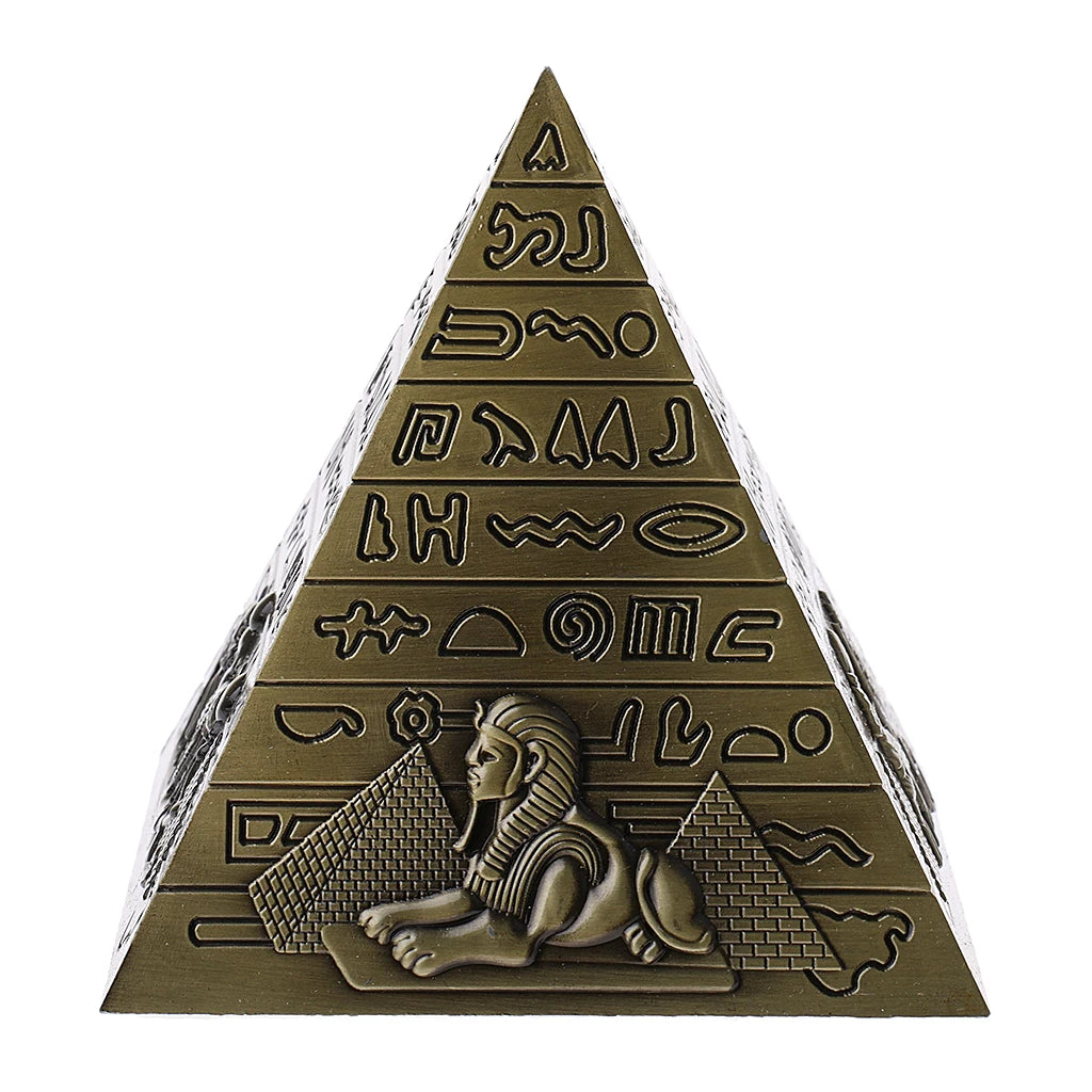 Egyptian Pyramid Model Statue
