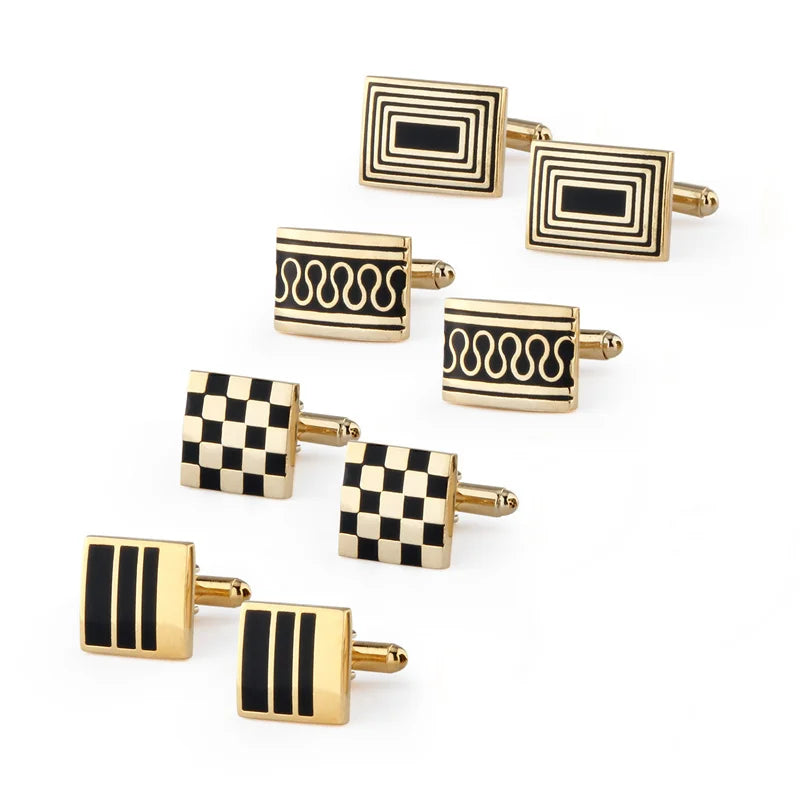Luxury Cufflink Set (4 Pairs)