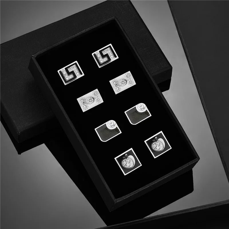 Luxury Cufflink Set (4 Pairs)