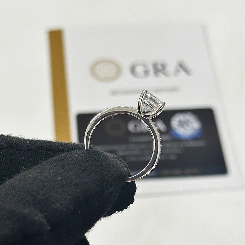 Dazzling Moissanite Solitaire Ring
