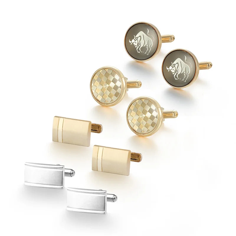 Luxury Cufflink Set (4 Pairs)
