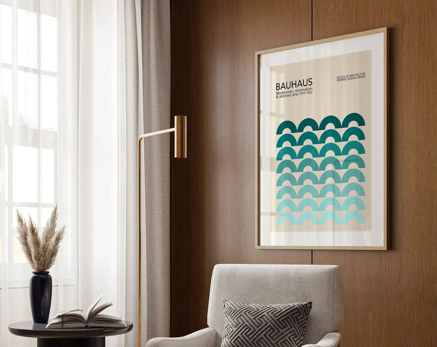 Modernist Bauhaus Geometric Canvas Art Prints