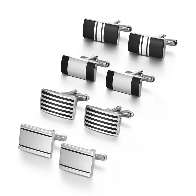 Luxury Cufflink Set (4 Pairs)