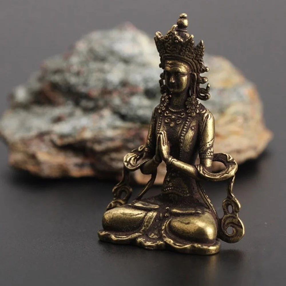 Retro Brass Buddha