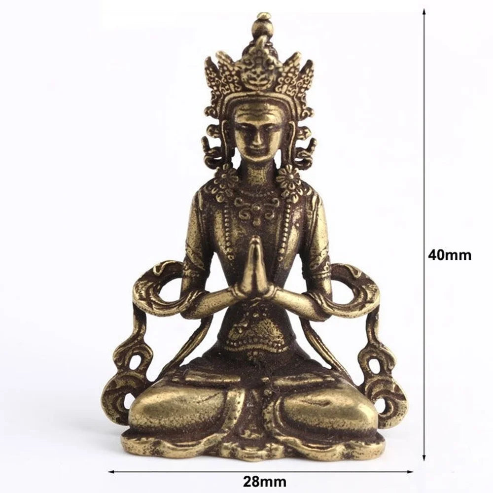 Retro Brass Buddha