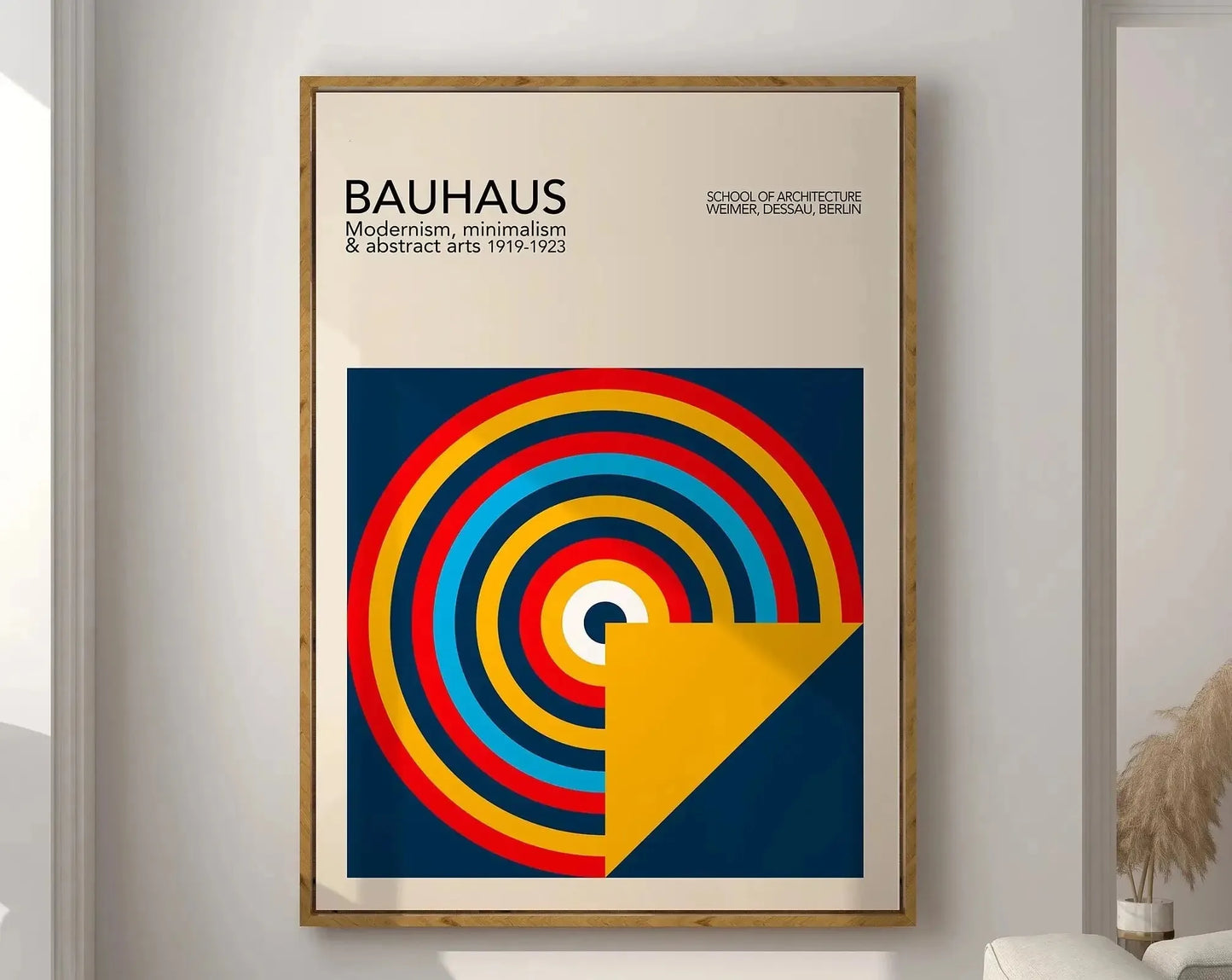 Modernist Bauhaus Geometric Canvas Art Prints