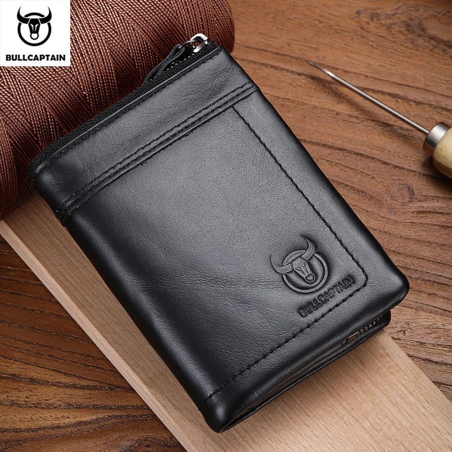 Vintage Oil Waxed Cowhide Wallet