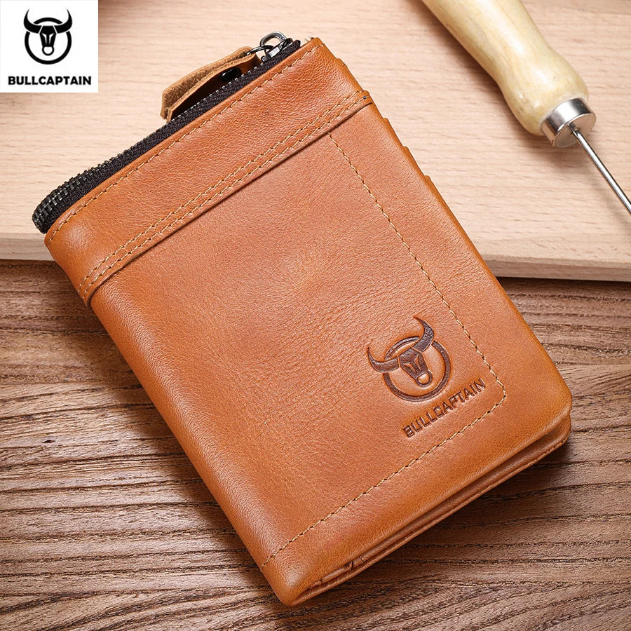 Vintage Oil Waxed Cowhide Wallet