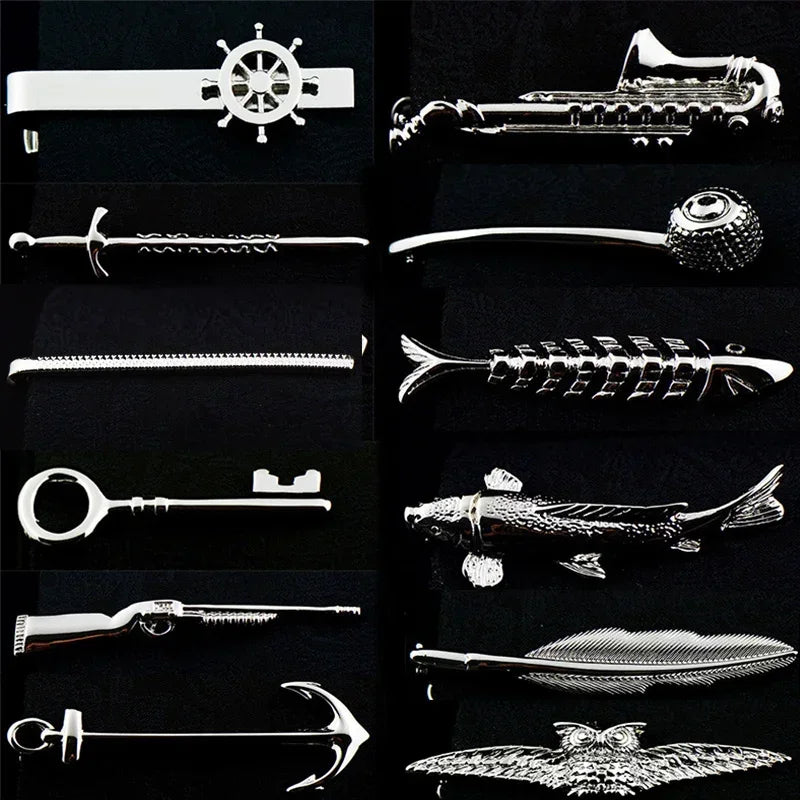 Laser Engraved Men's Tie Clip