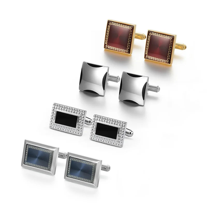 Luxury Cufflink Set (4 Pairs)