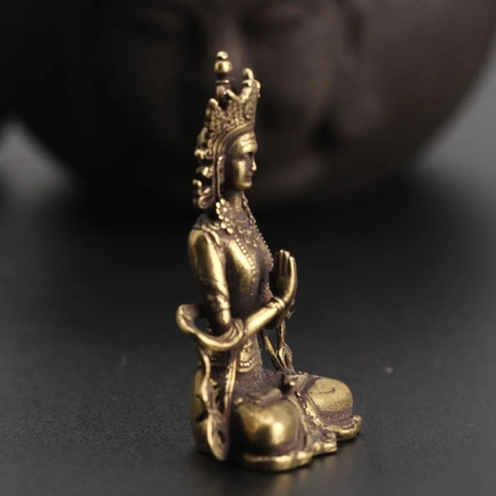 Retro Brass Buddha