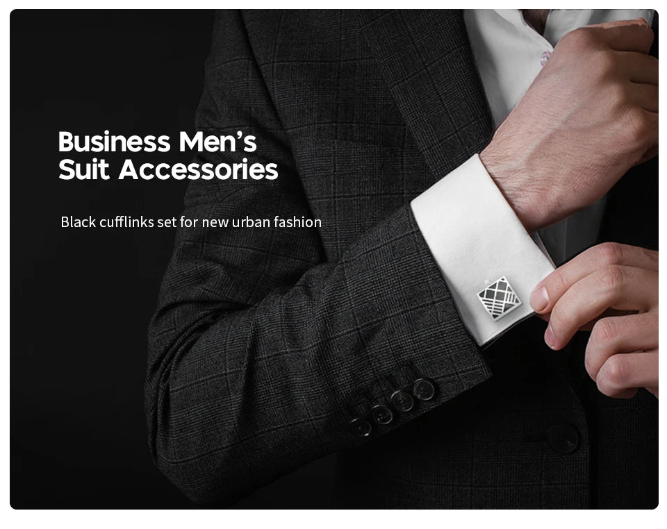 Luxury Cufflink Set (4 Pairs)