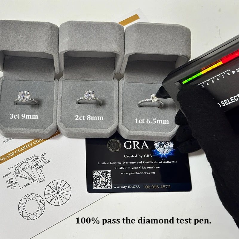 Dazzling Moissanite Solitaire Ring