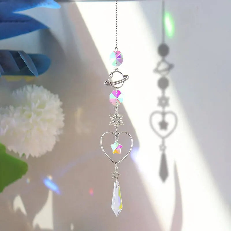 Galaxy Crystal Wind Chime & Suncatcher