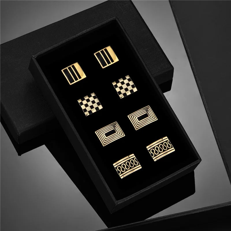 Luxury Cufflink Set (4 Pairs)