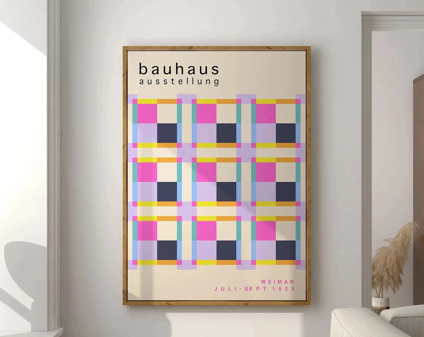 Modernist Bauhaus Geometric Canvas Art Prints