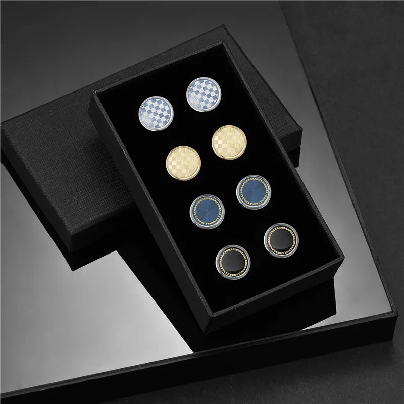 Luxury Cufflink Set (4 Pairs)