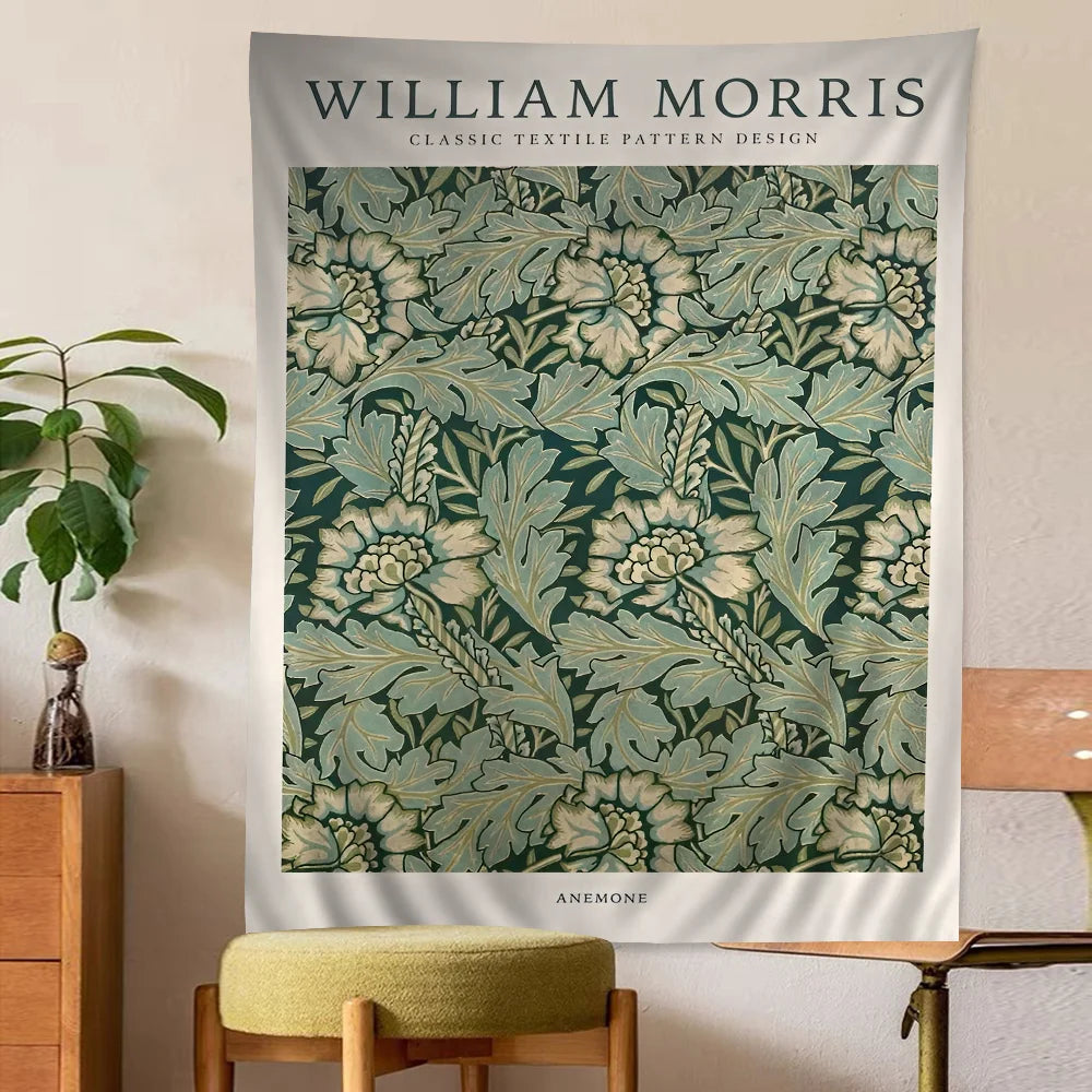 Abstract William Morris Inspired Tapestry