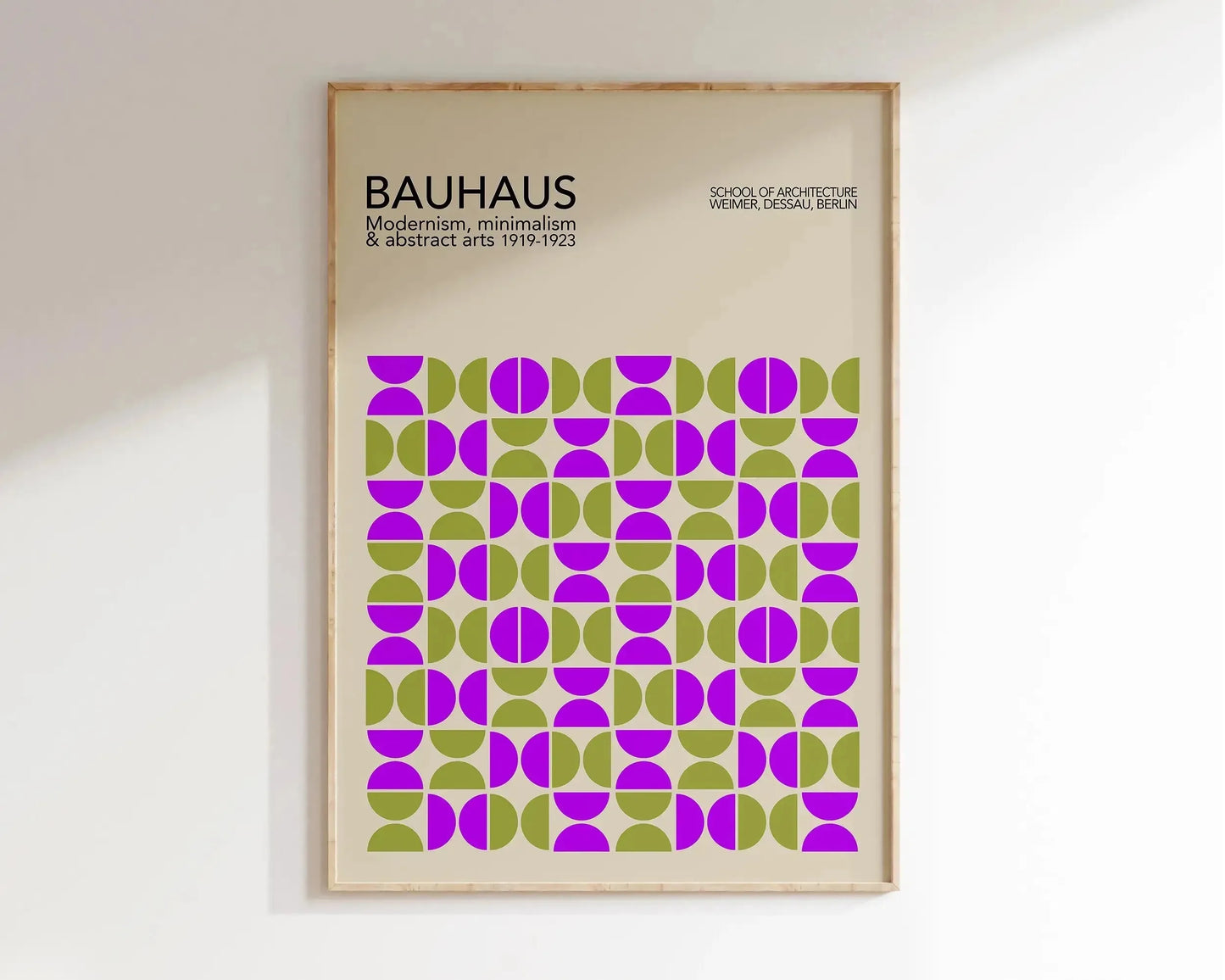 Modernist Bauhaus Geometric Canvas Art Prints