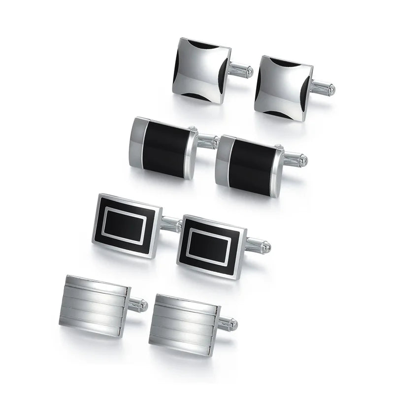 Luxury Cufflink Set (4 Pairs)