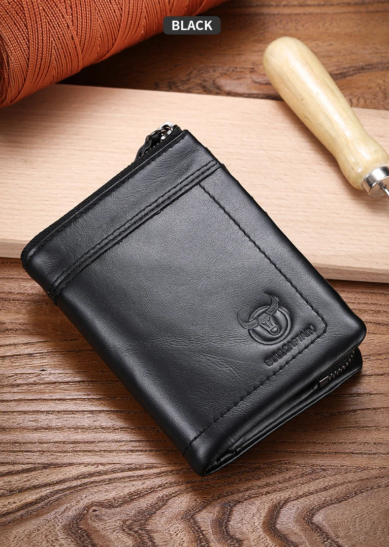 Vintage Oil Waxed Cowhide Wallet