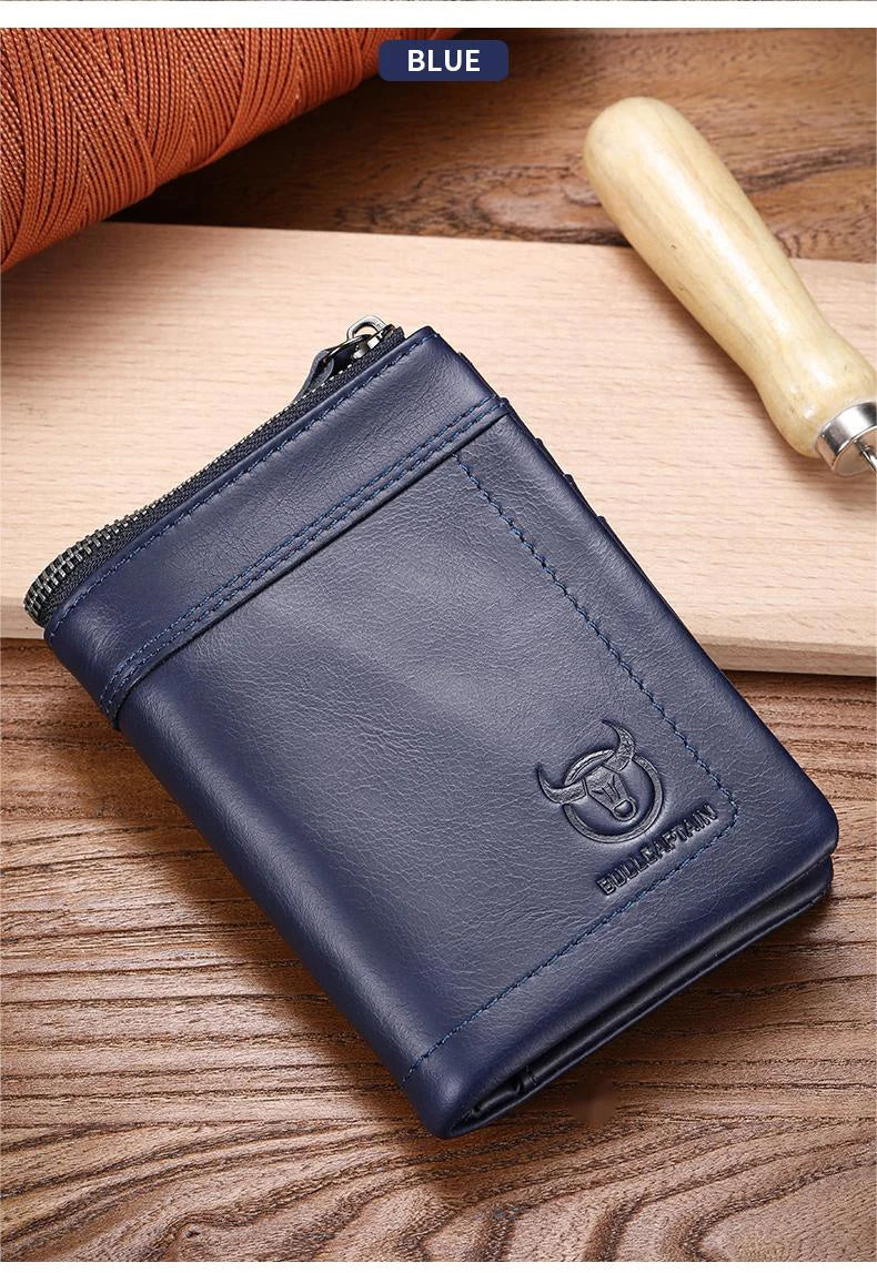 Vintage Oil Waxed Cowhide Wallet