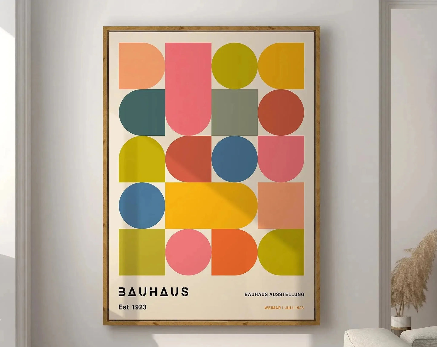 Modernist Bauhaus Geometric Canvas Art Prints