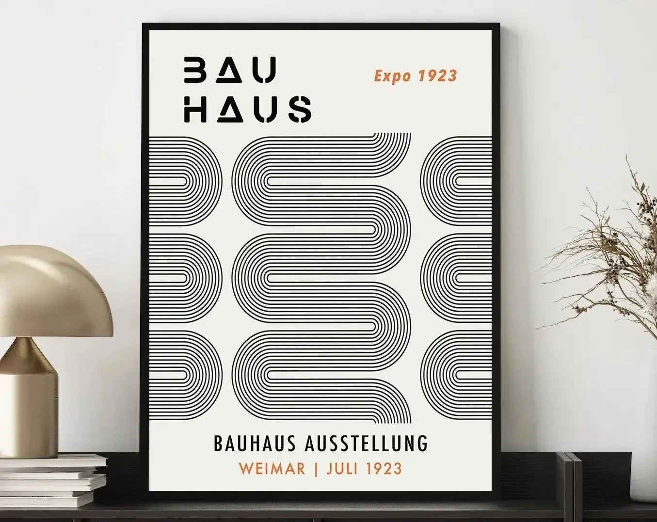 Modernist Bauhaus Geometric Canvas Art Prints