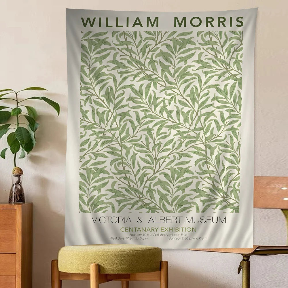 Abstract William Morris Inspired Tapestry