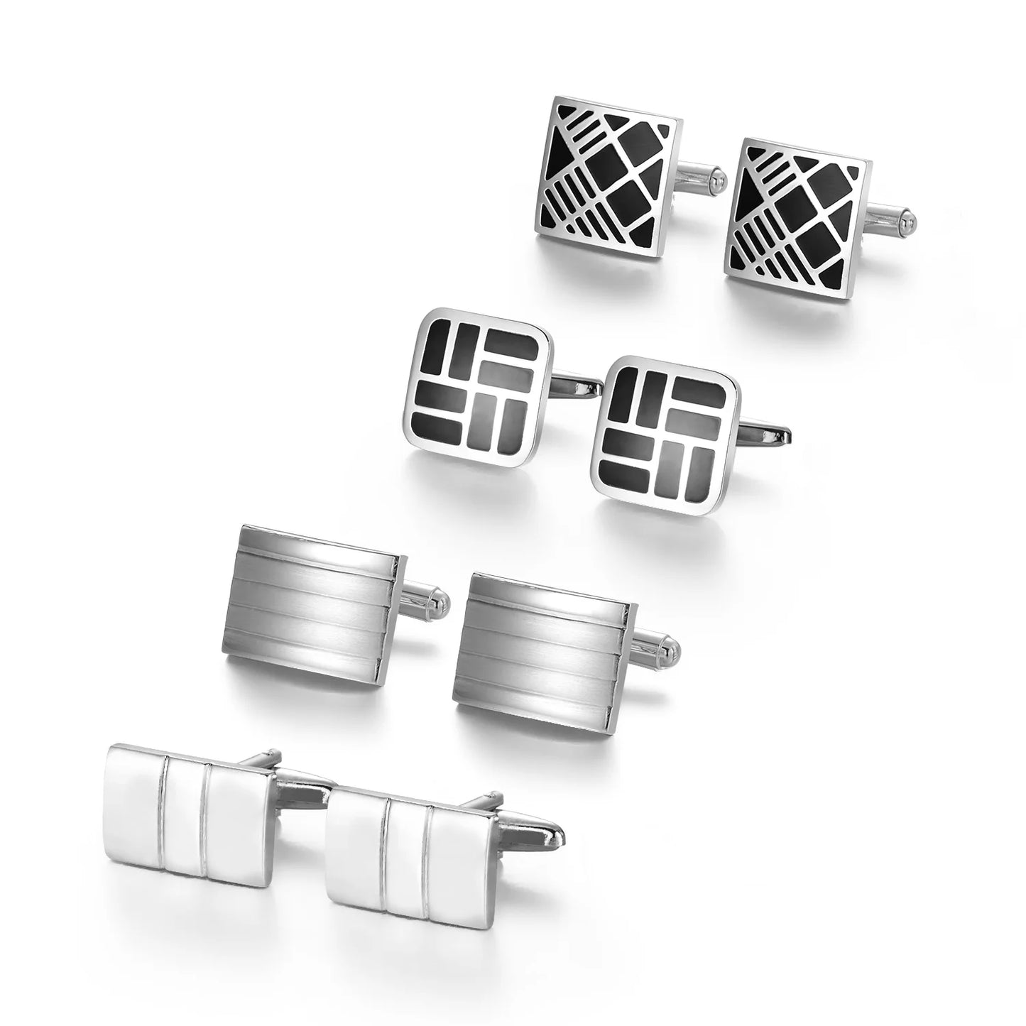 Luxury Cufflink Set (4 Pairs)