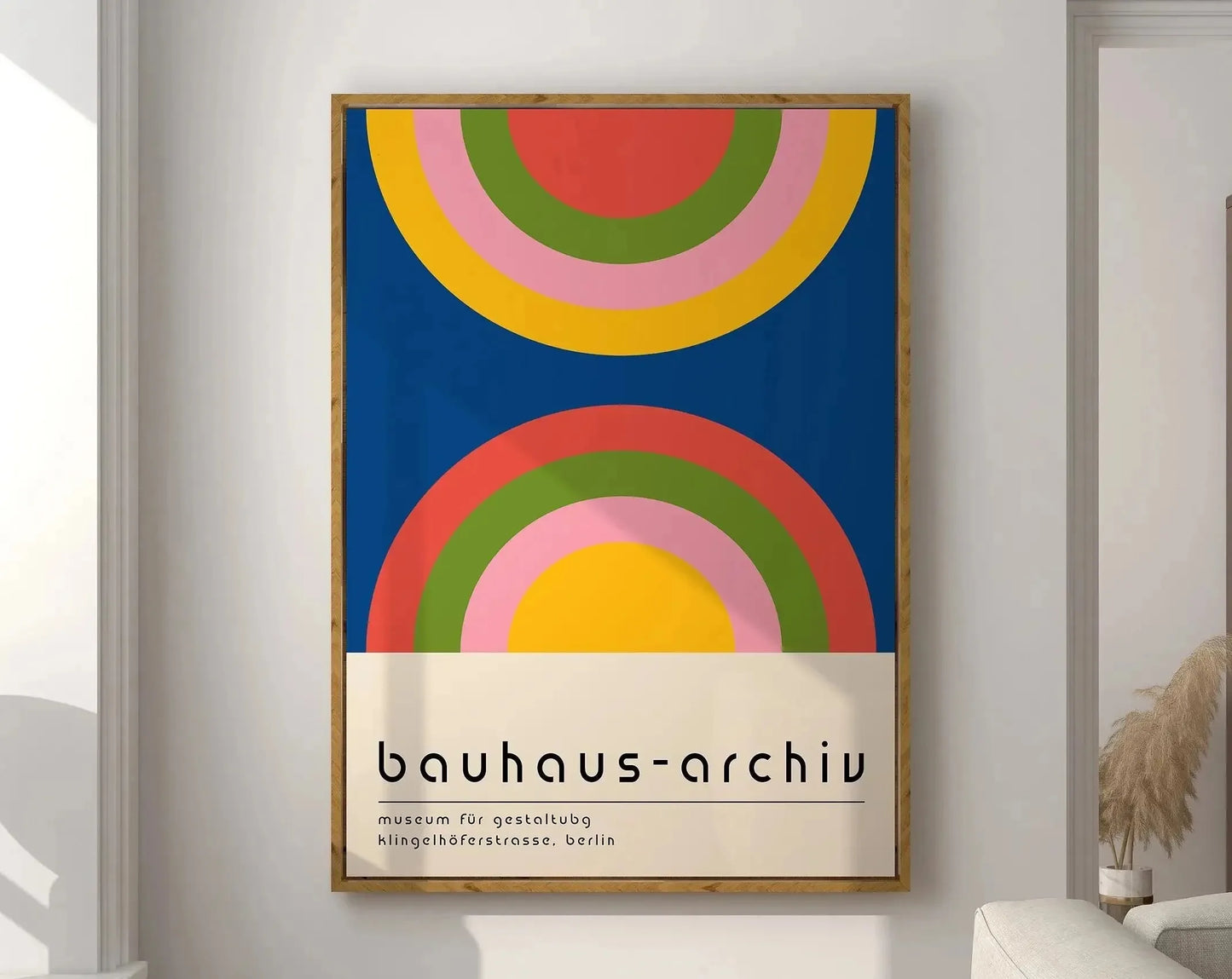 Modernist Bauhaus Geometric Canvas Art Prints