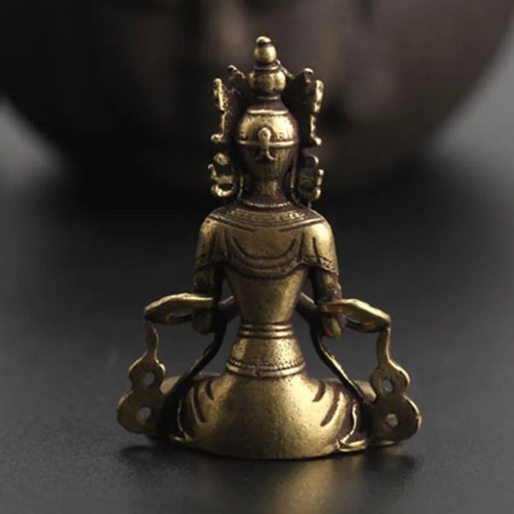 Retro Brass Buddha