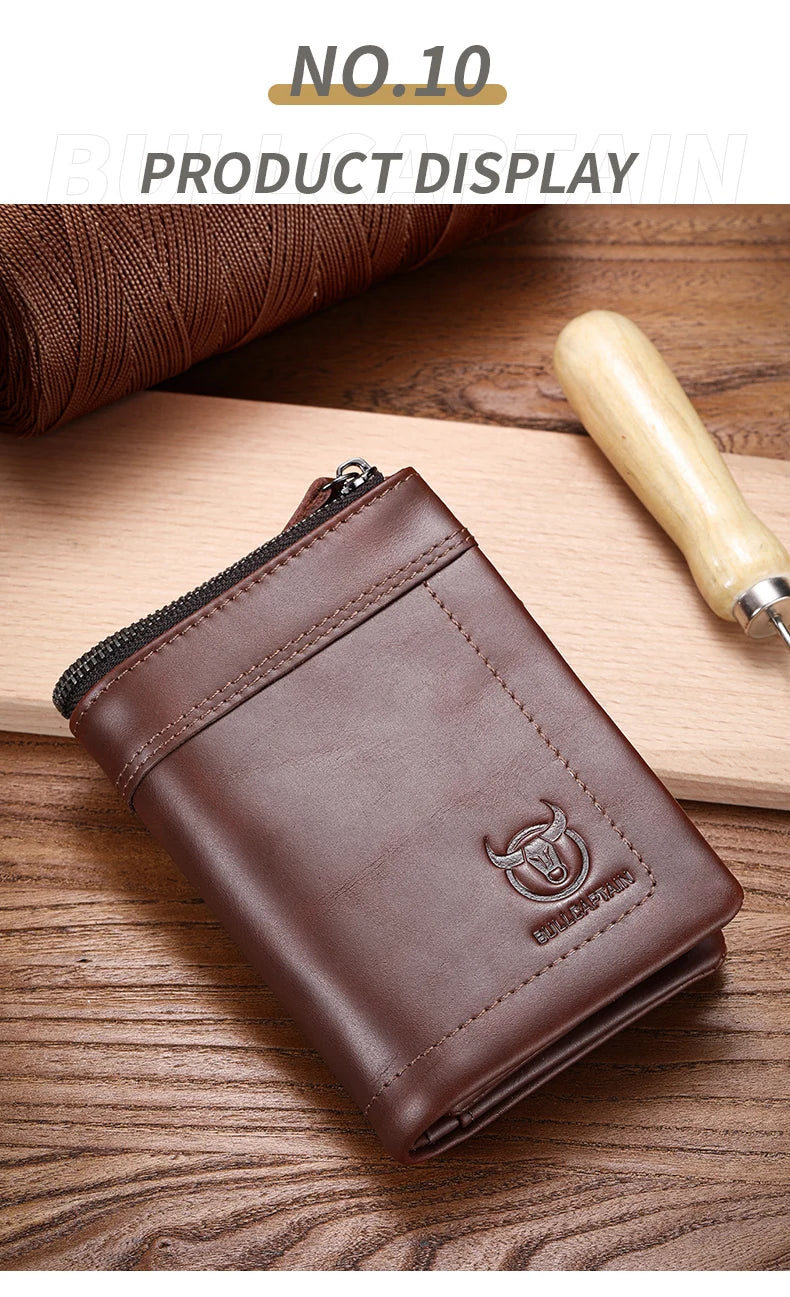 Vintage Oil Waxed Cowhide Wallet