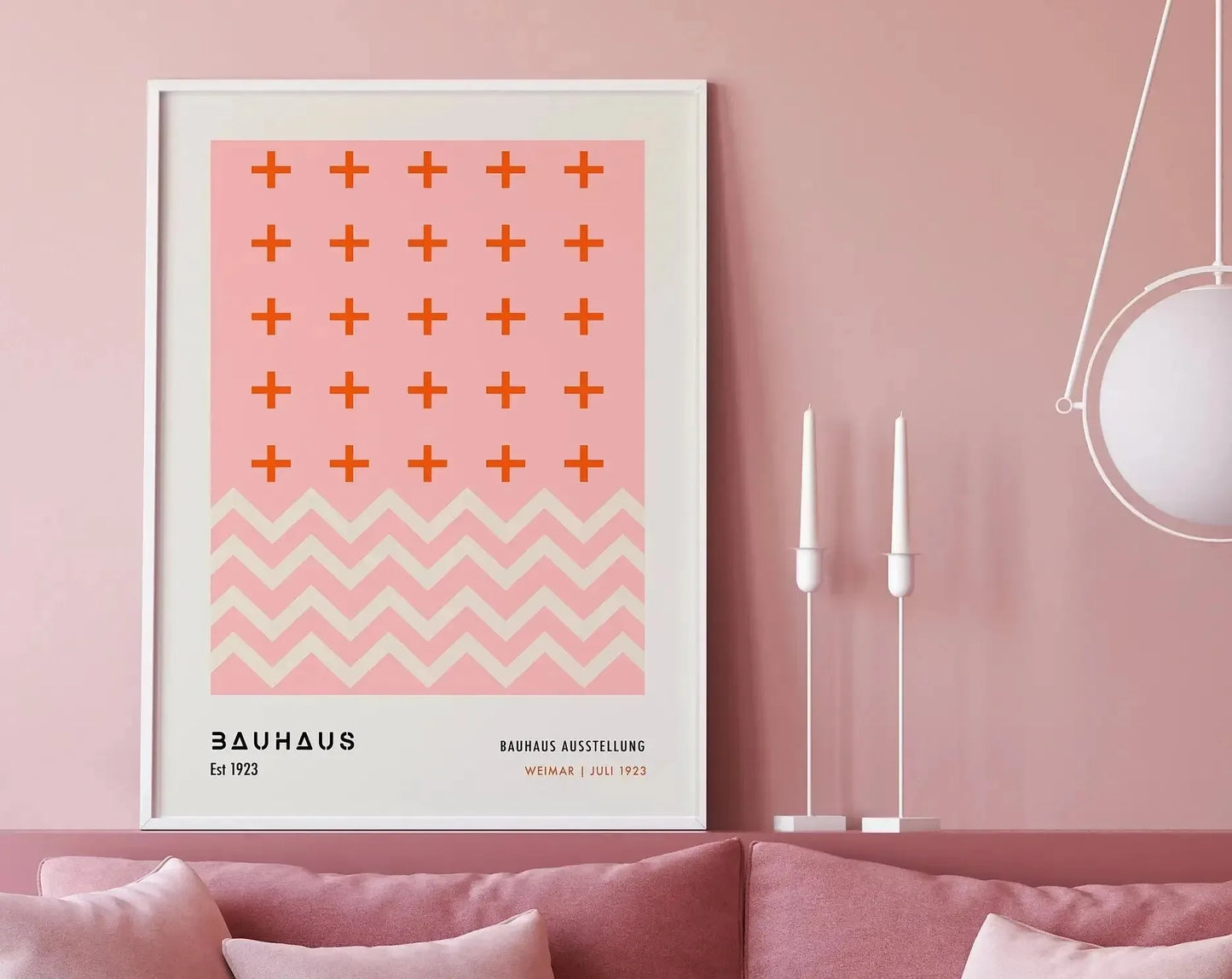 Modernist Bauhaus Geometric Canvas Art Prints