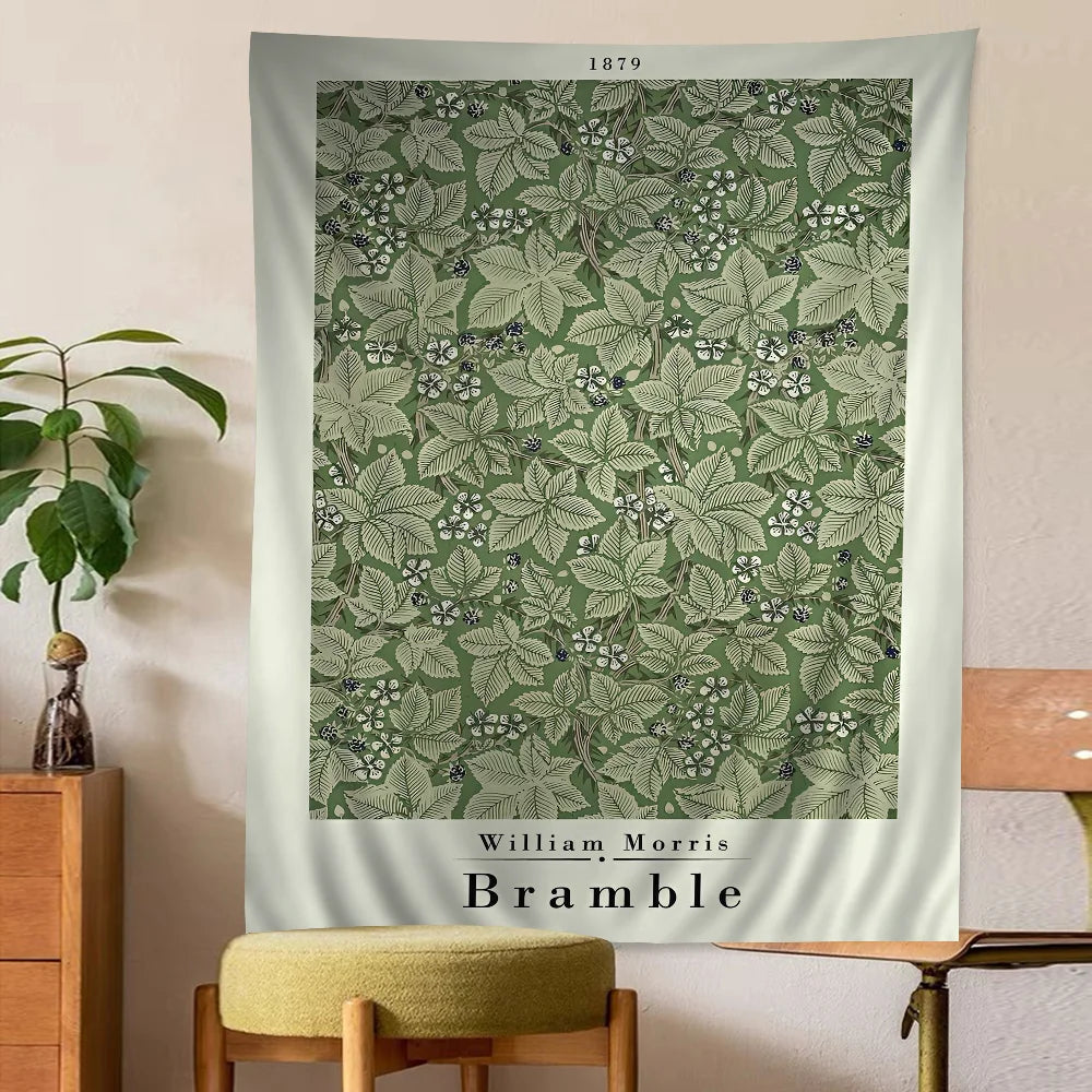 Abstract William Morris Inspired Tapestry