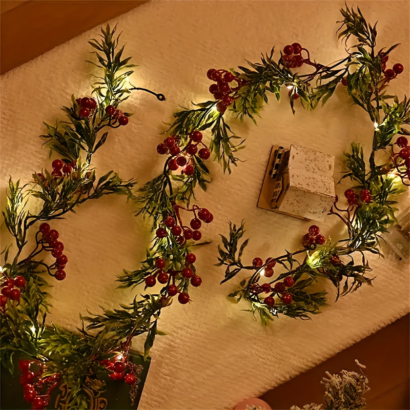 The PLB Winter Berry Ambient Garland (198cm)