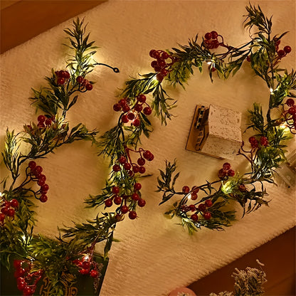 The PLB Winter Berry Ambient Garland (198cm)