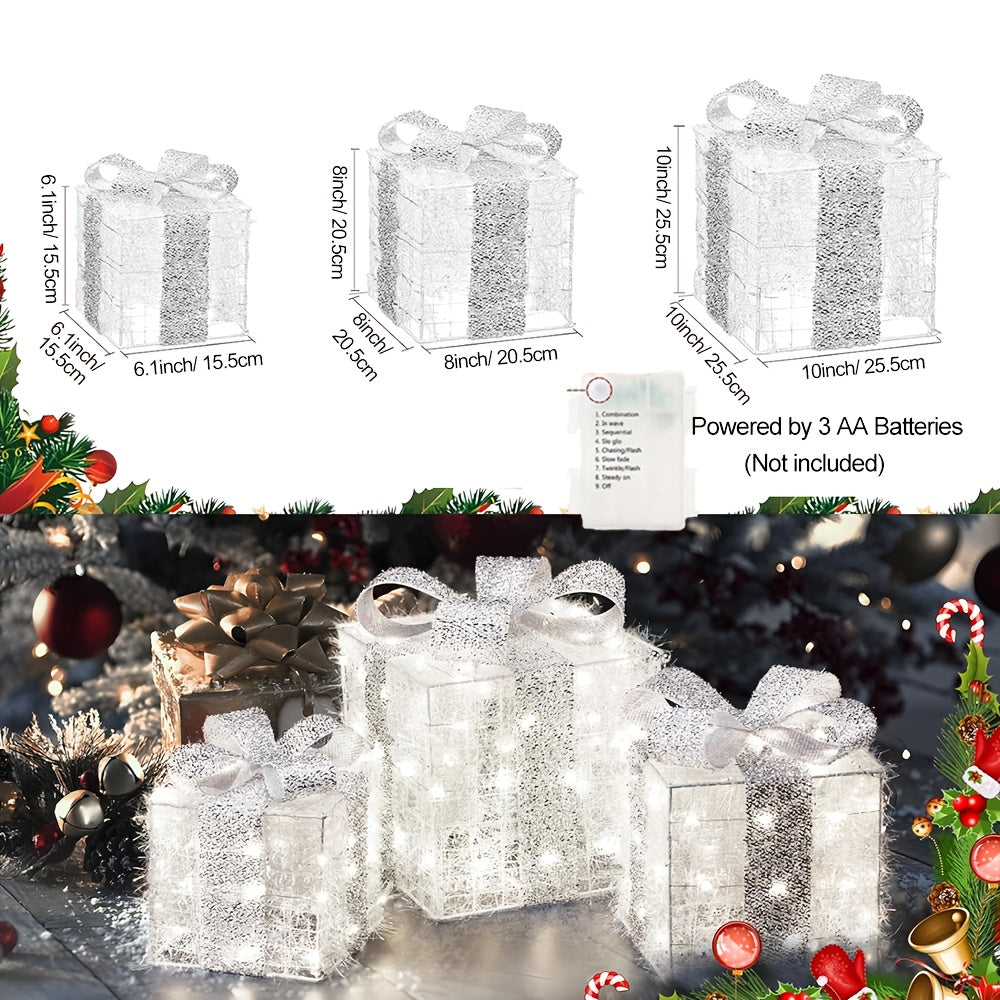 The PLB Trio Geometric Light Gift Boxes