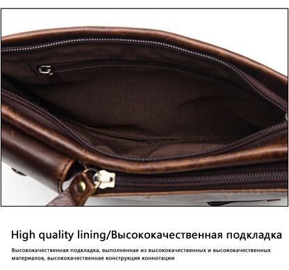 Men's Retro Leather Waist Pack