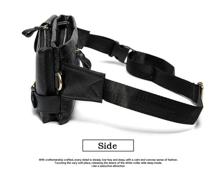 Men's Retro Leather Waist Pack