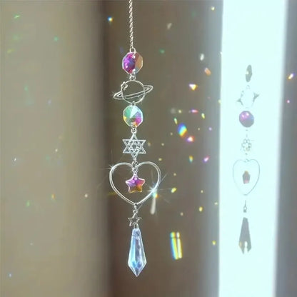 Galaxy Crystal Wind Chime & Suncatcher