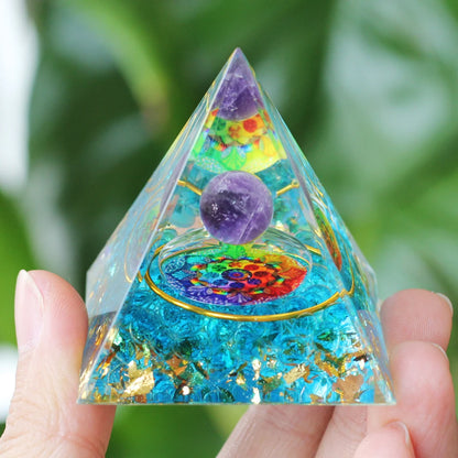 Amethyst Orgone Pyramid: Energy & Healing