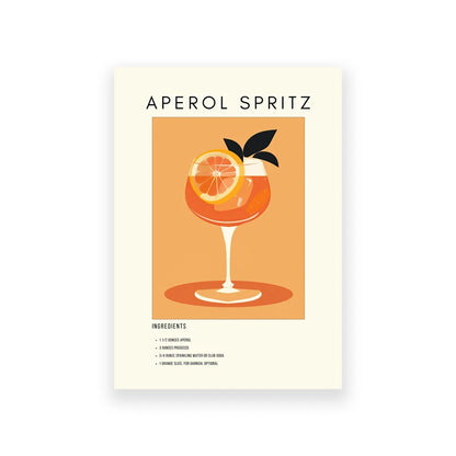 Iconic Cocktails: Retro Wall Art Prints