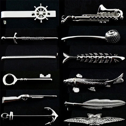 Laser Engraved Men's Tie Clip