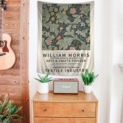 Abstract William Morris Inspired Tapestry