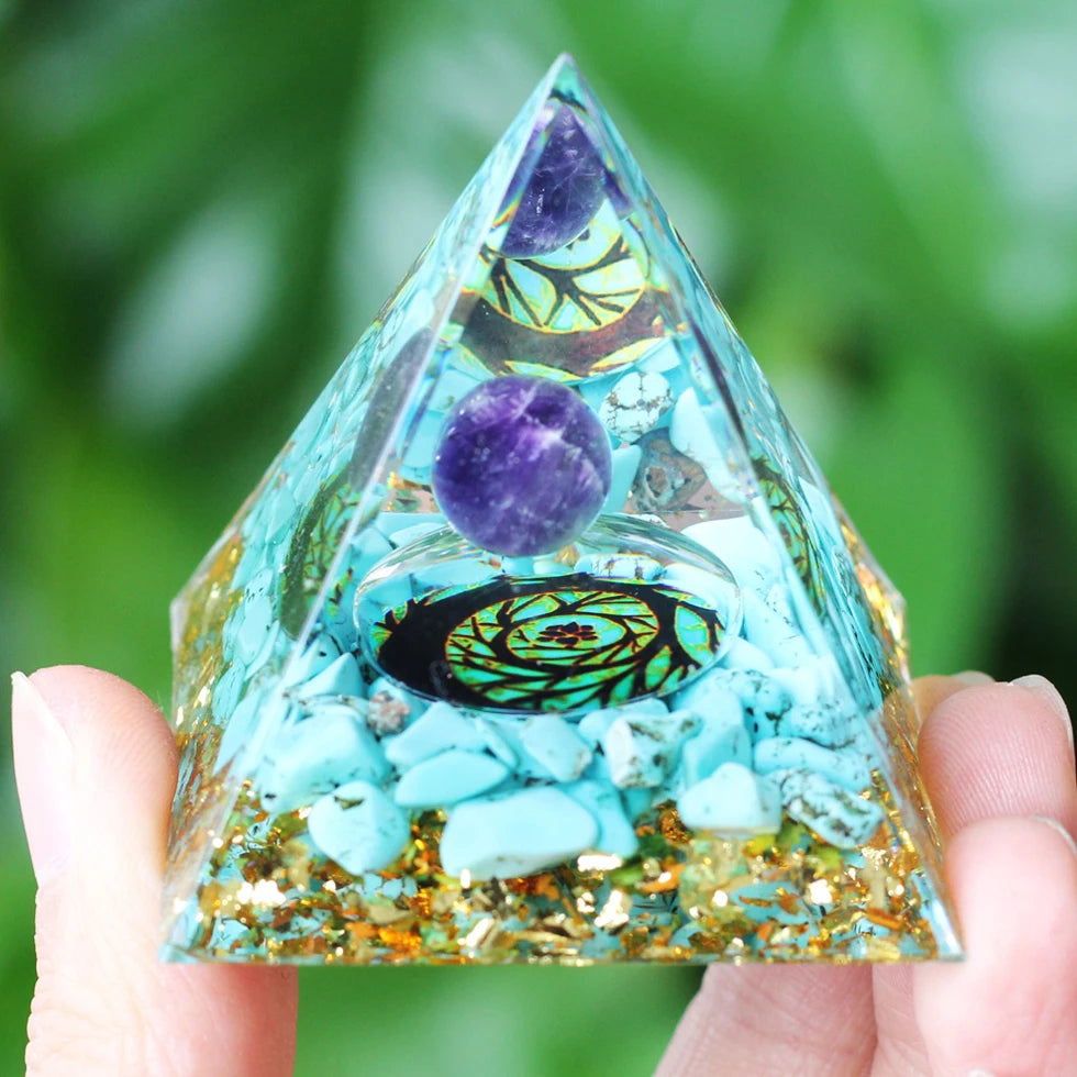 Amethyst Orgone Pyramid: Energy & Healing