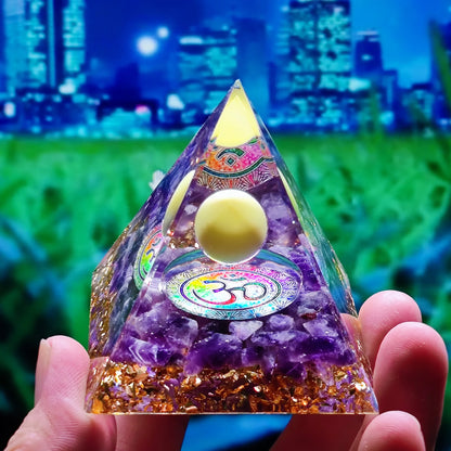 Amethyst Orgone Pyramid: Energy & Healing