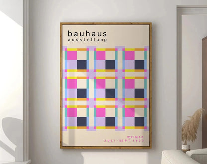 Modernist Bauhaus Geometric Canvas Art Prints