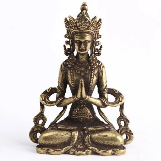 Retro Brass Buddha