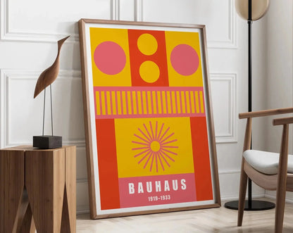 Modernist Bauhaus Geometric Canvas Art Prints